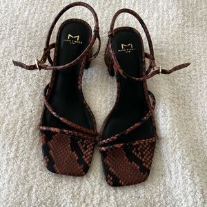 Marc Fisher Snakeskin Pattern Sandals